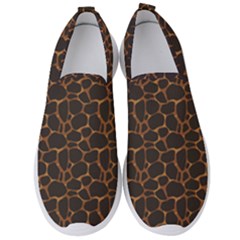 Animal Skin - Panther Or Giraffe - Africa And Savanna Men s Slip On Sneakers by DinzDas