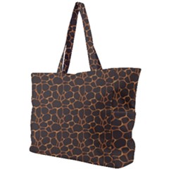 Animal Skin - Panther Or Giraffe - Africa And Savanna Simple Shoulder Bag by DinzDas