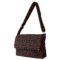 Animal Skin - Panther Or Giraffe - Africa And Savanna Full Print Messenger Bag (m) by DinzDas