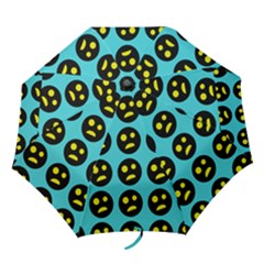 005 - Ugly Smiley With Horror Face - Scary Smiley Folding Umbrellas by DinzDas