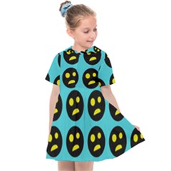 005 - Ugly Smiley With Horror Face - Scary Smiley Kids  Sailor Dress by DinzDas