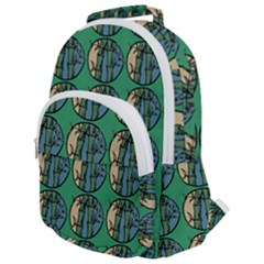 Bamboo Trees - The Asian Forest - Woods Of Asia Rounded Multi Pocket Backpack by DinzDas