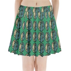 Bamboo Trees - The Asian Forest - Woods Of Asia Pleated Mini Skirt by DinzDas