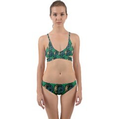 Bamboo Trees - The Asian Forest - Woods Of Asia Wrap Around Bikini Set by DinzDas