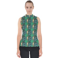 Bamboo Trees - The Asian Forest - Woods Of Asia Mock Neck Shell Top