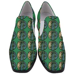 Bamboo Trees - The Asian Forest - Woods Of Asia Women Slip On Heel Loafers by DinzDas