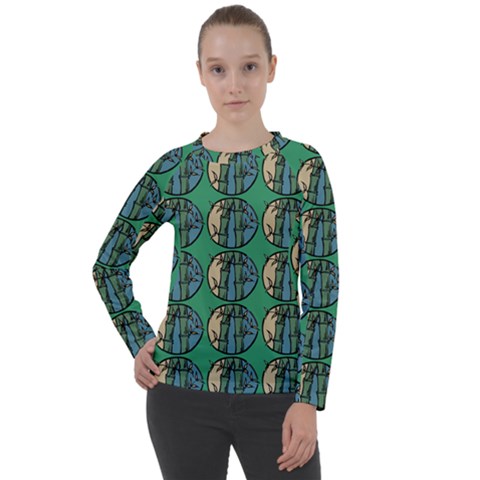 Bamboo Trees - The Asian Forest - Woods Of Asia Women s Long Sleeve Raglan Tee by DinzDas