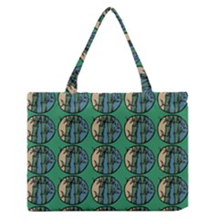 Bamboo Trees - The Asian Forest - Woods Of Asia Zipper Medium Tote Bag by DinzDas