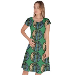 Bamboo Trees - The Asian Forest - Woods Of Asia Classic Short Sleeve Dress