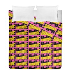 Haha - Nelson Pointing Finger At People - Funny Laugh Duvet Cover Double Side (full/ Double Size) by DinzDas