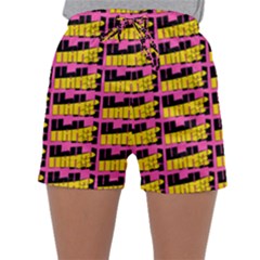 Haha - Nelson Pointing Finger At People - Funny Laugh Sleepwear Shorts by DinzDas