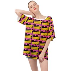 Haha - Nelson Pointing Finger At People - Funny Laugh Oversized Chiffon Top by DinzDas