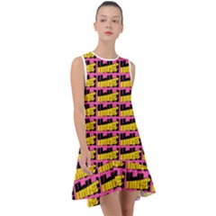 Haha - Nelson Pointing Finger At People - Funny Laugh Frill Swing Dress by DinzDas