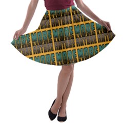 More Nature - Nature Is Important For Humans - Save Nature A-line Skater Skirt