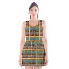 More Nature - Nature Is Important For Humans - Save Nature Scoop Neck Skater Dress