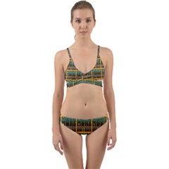 More Nature - Nature Is Important For Humans - Save Nature Wrap Around Bikini Set