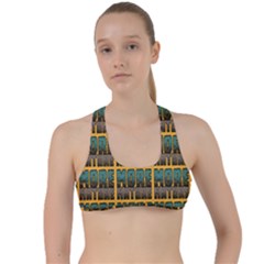 More Nature - Nature Is Important For Humans - Save Nature Criss Cross Racerback Sports Bra