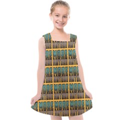 More Nature - Nature Is Important For Humans - Save Nature Kids  Cross Back Dress