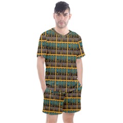 More Nature - Nature Is Important For Humans - Save Nature Men s Mesh Tee And Shorts Set