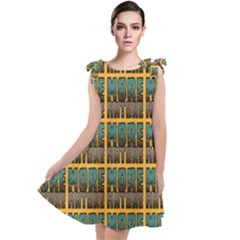 More Nature - Nature Is Important For Humans - Save Nature Tie Up Tunic Dress