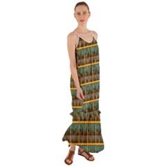 More Nature - Nature Is Important For Humans - Save Nature Cami Maxi Ruffle Chiffon Dress