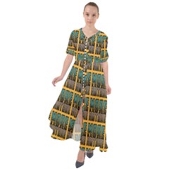 More Nature - Nature Is Important For Humans - Save Nature Waist Tie Boho Maxi Dress