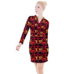 Working Class Hero - Welders And Other Handymen Are True Heroes - Work Button Long Sleeve Dress by DinzDas