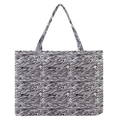 Zebra Pattern - Zebras And Horses - African Animals Zipper Medium Tote Bag by DinzDas