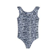 Zebra Pattern - Zebras And Horses - African Animals Kids  Frill Swimsuit by DinzDas