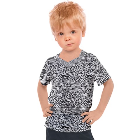 Zebra Pattern - Zebras And Horses - African Animals Kids  Sports Tee by DinzDas