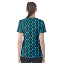 0059 Comic Head Bothered Smiley Pattern Women s Cotton Tee View2