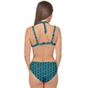 0059 Comic Head Bothered Smiley Pattern Double Strap Halter Bikini Set View2