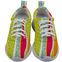 Abstract Lines Kids Athletic Shoes by designsbymallika