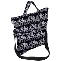 Mountain Bike - Mtb - Hardtail And Dirt Jump 2 Fold Over Handle Tote Bag by DinzDas