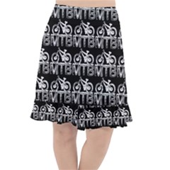 Mountain Bike - Mtb - Hardtail And Dirt Jump 2 Fishtail Chiffon Skirt by DinzDas