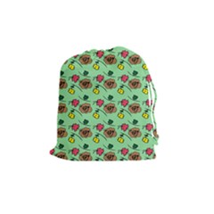 Lady Bug Fart - Nature And Insects Drawstring Pouch (medium) by DinzDas
