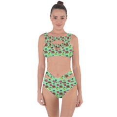 Lady Bug Fart - Nature And Insects Bandaged Up Bikini Set  by DinzDas