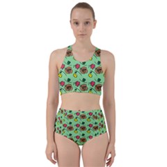 Lady Bug Fart - Nature And Insects Racer Back Bikini Set by DinzDas