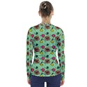 Lady Bug Fart - Nature And Insects V-Neck Long Sleeve Top View2