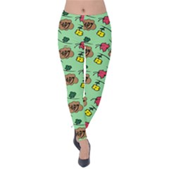 Lady Bug Fart - Nature And Insects Velvet Leggings by DinzDas