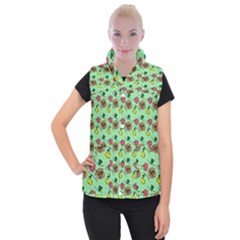 Lady Bug Fart - Nature And Insects Women s Button Up Vest by DinzDas