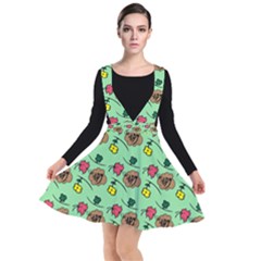 Lady Bug Fart - Nature And Insects Plunge Pinafore Dress by DinzDas