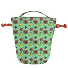 Lady Bug Fart - Nature And Insects Drawstring Bucket Bag by DinzDas