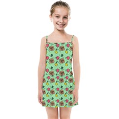 Lady Bug Fart - Nature And Insects Kids  Summer Sun Dress by DinzDas