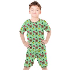 Lady Bug Fart - Nature And Insects Kids  Tee And Shorts Set by DinzDas