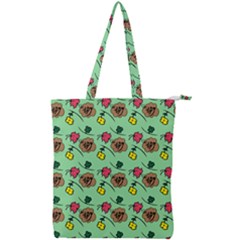 Lady Bug Fart - Nature And Insects Double Zip Up Tote Bag by DinzDas