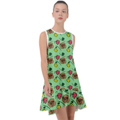 Lady Bug Fart - Nature And Insects Frill Swing Dress by DinzDas