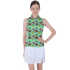 Lady Bug Fart - Nature And Insects Women s Sleeveless Polo Tee by DinzDas