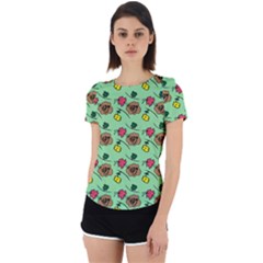 Lady Bug Fart - Nature And Insects Back Cut Out Sport Tee by DinzDas