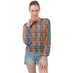 Village Dude - Hillbilly And Redneck - Trailer Park Boys Banded Bottom Chiffon Top by DinzDas